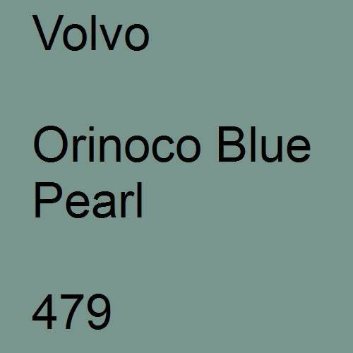 Volvo, Orinoco Blue Pearl, 479.